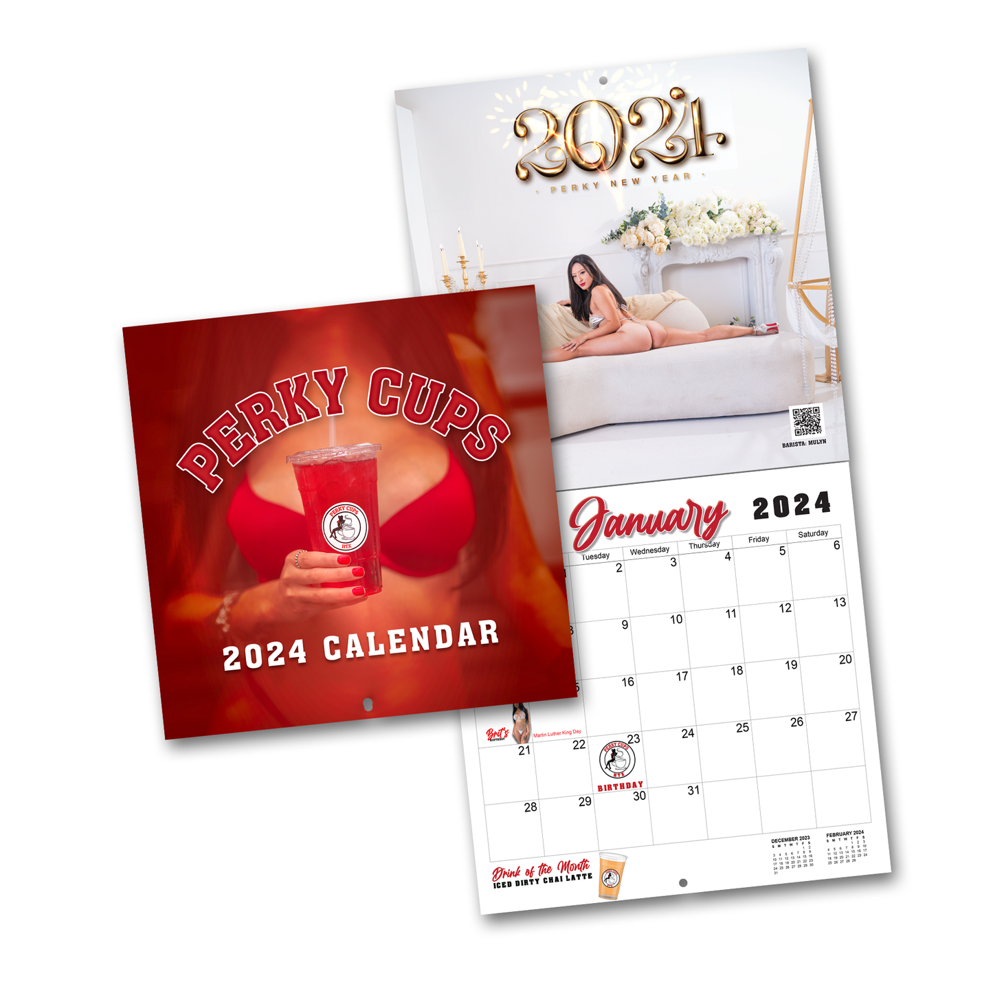 2024 PERKY CUPS CALENDAR