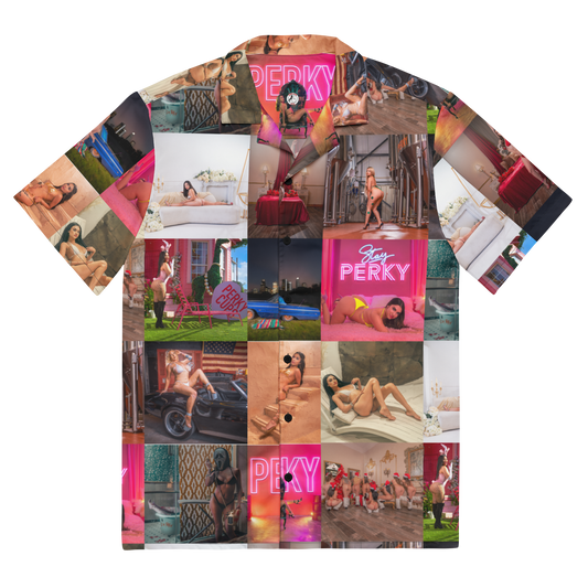 PERKY CUPS 2024 Calendar Unisex button shirt