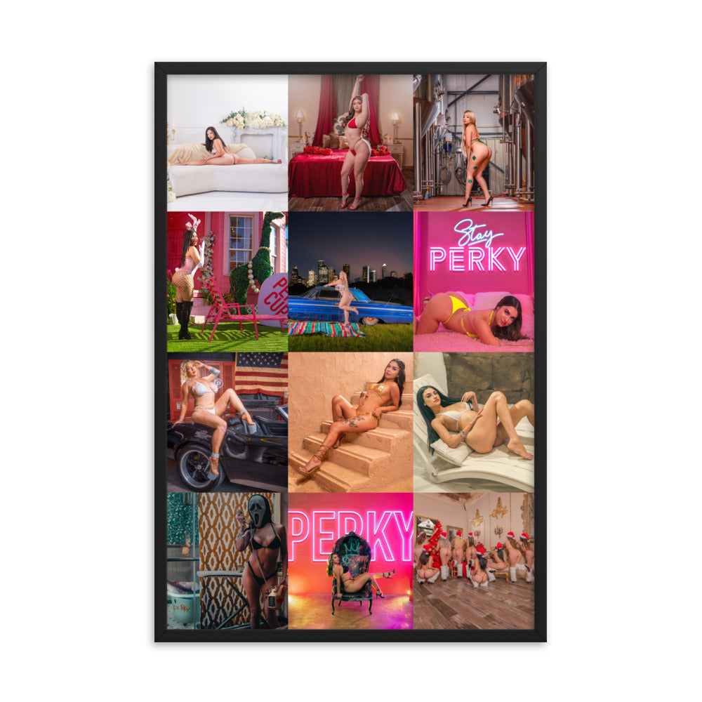 PERKY CUPS 2024 - Framed photo paper poster