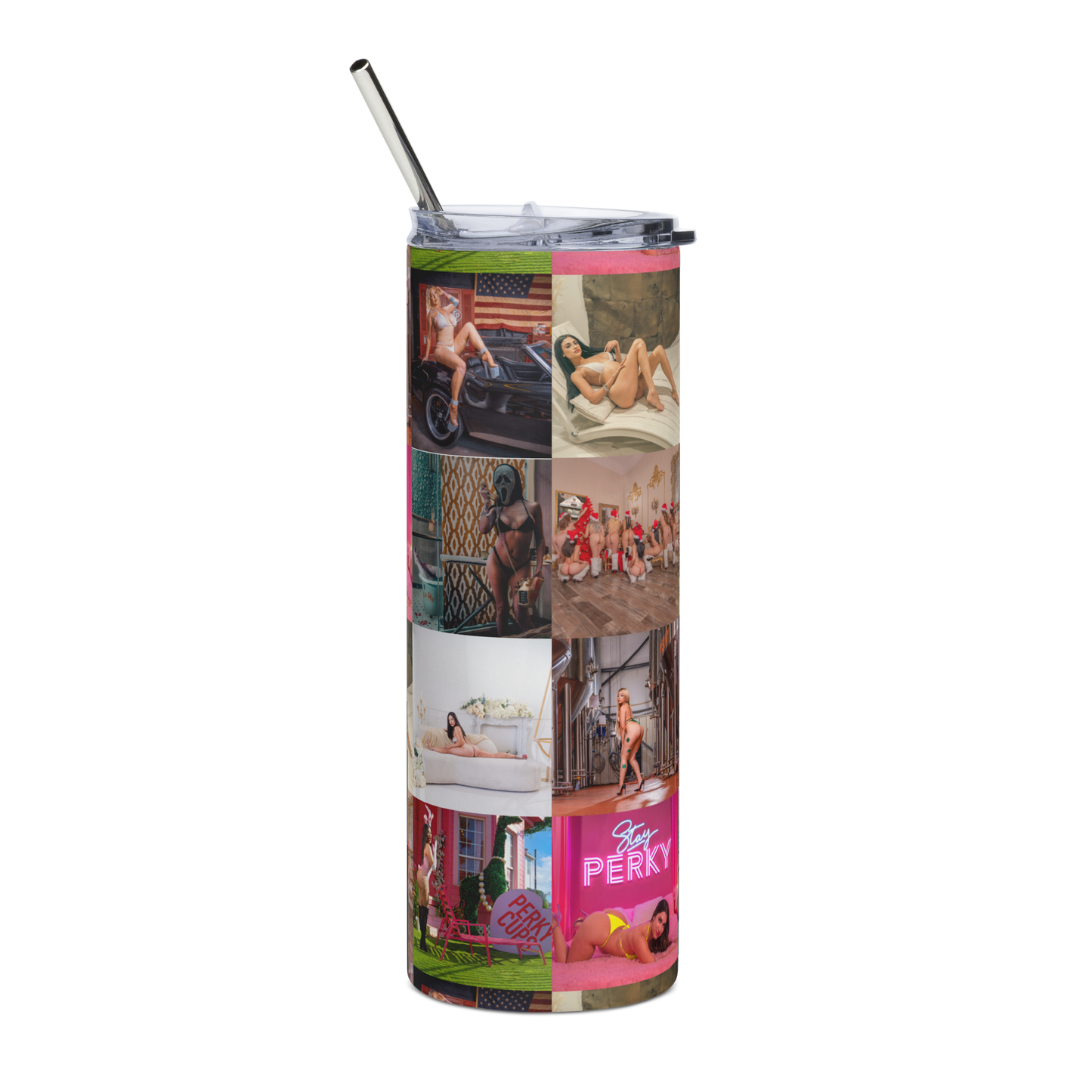 2024 Perky Cups Calendar Stainless steel tumbler