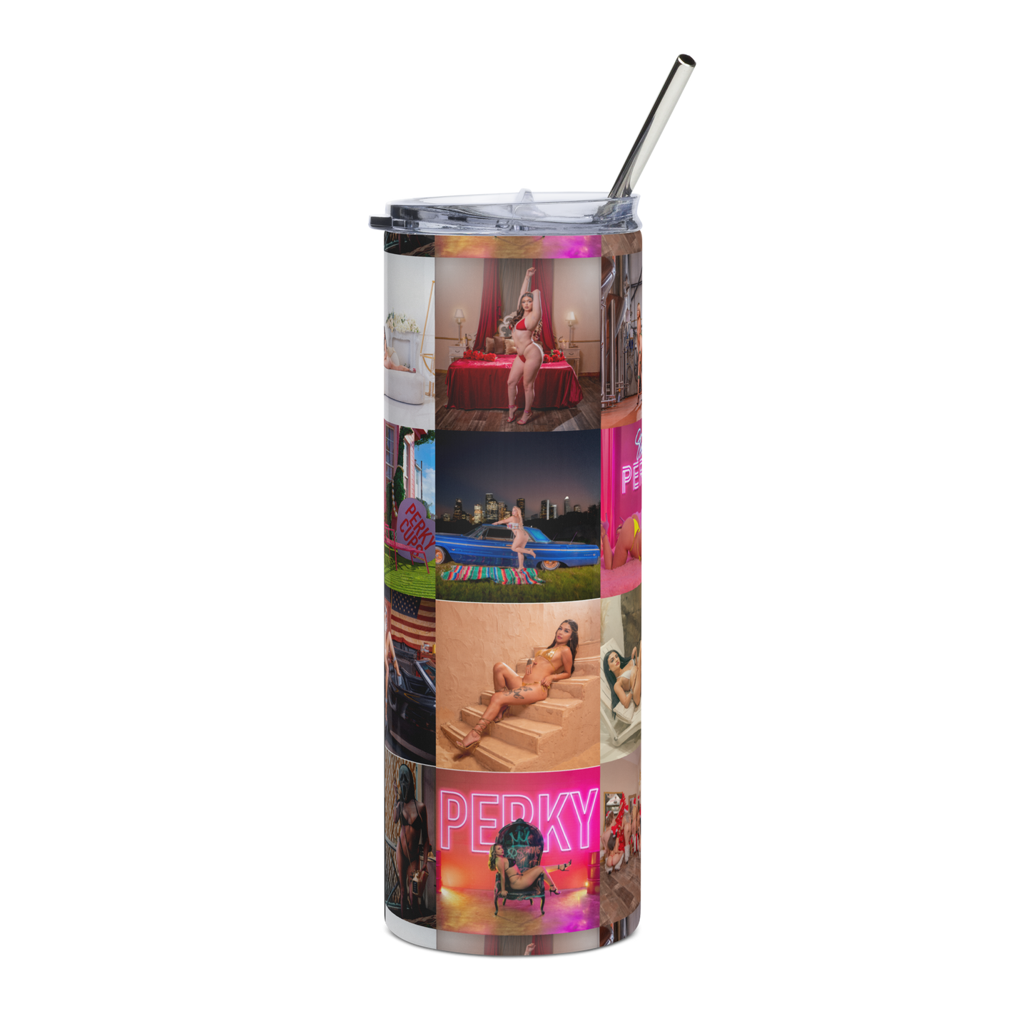 2024 Perky Cups Calendar Stainless steel tumbler