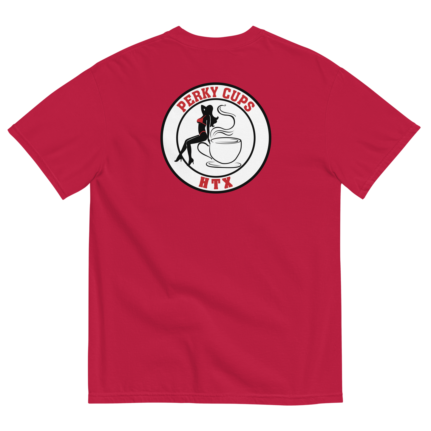 Classic PERKY CUPS Logo Unisex garment-dyed heavyweight t-shirt