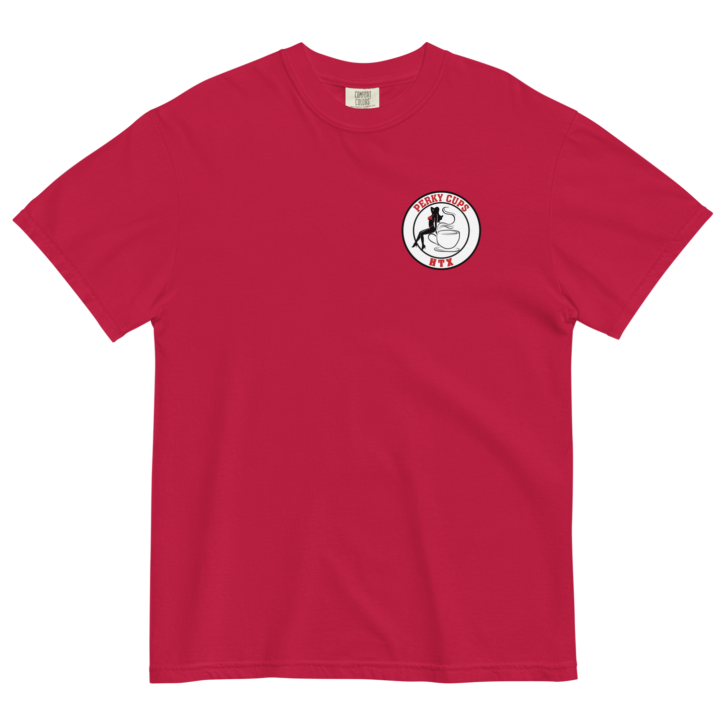 Classic PERKY CUPS Logo Unisex garment-dyed heavyweight t-shirt